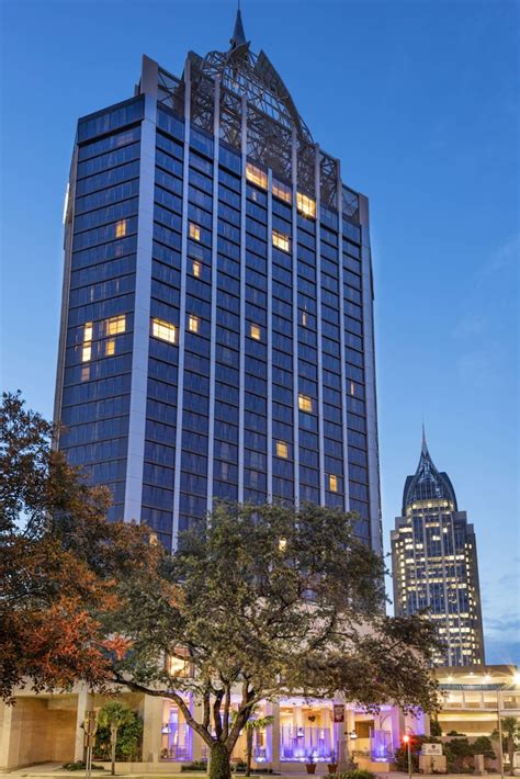 Riverview plaza hotel - Hotel Information. Renaissance Riverview Plaza Hotel 64 South Water Street Mobile, AL 36602. The hotel is across the street from the Convention Center. Amenities: Check in: 4 p.m. Check out: 11 a.m. High-speed internet access; Restaurant; Coffee house; Mini fridge